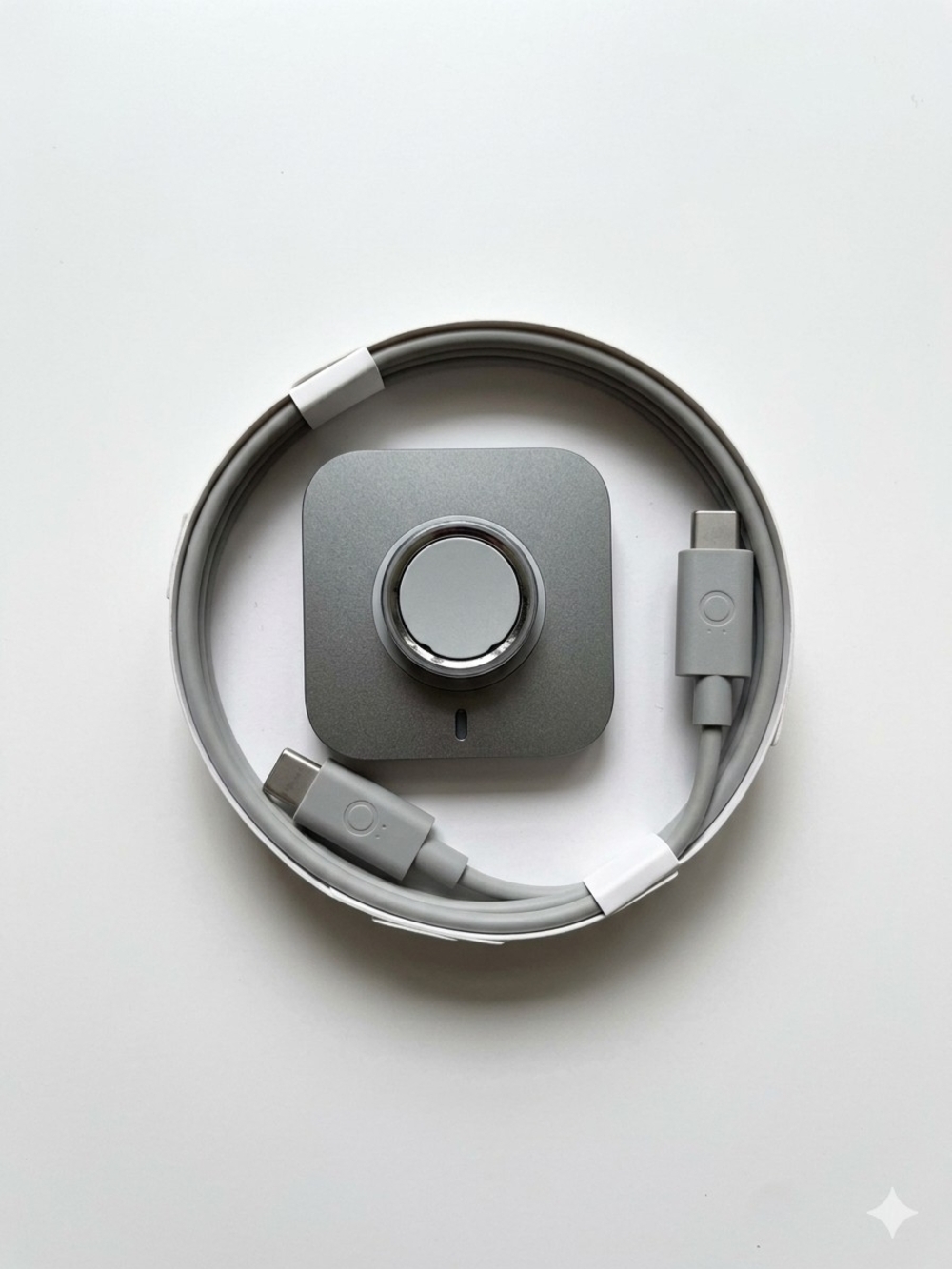 Oura Ring Gray With Charging Dock And Cable
